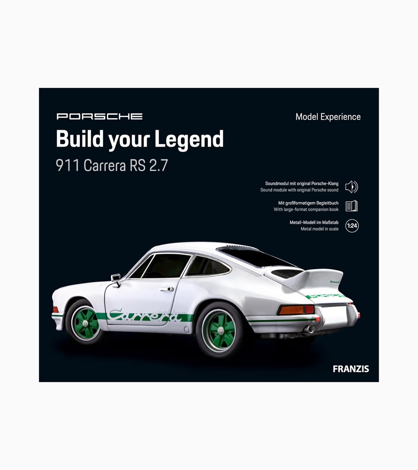 Modellbausatz Porsche 911 Carrera RS 2.7 „Build your Legend“